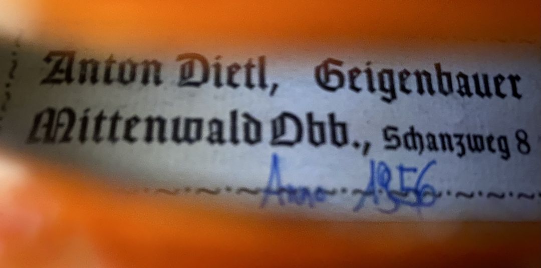 Dietl Anton - Mittenwald Annon 1956 - G-897